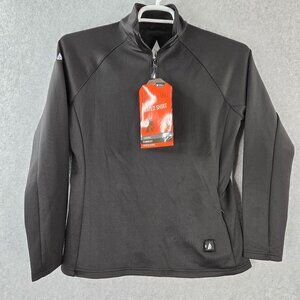 *No Bank* ActionHeat 1/4 Zip Shirt Top Womens Medium Battery Heated Pullover NWT